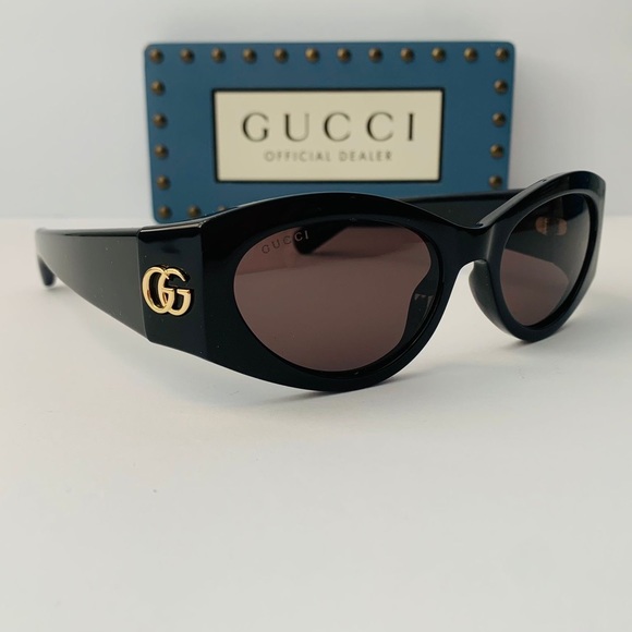 💯 Authentic - New GUCCI GG1401S BLACK-BLACK-GREY
Sunglasses - Picture 7 of 14